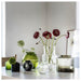 Digital Shoppy IKEA Vase, frosted glass/black, 10 cm , price, online, decorative vase, flower vase, 40523525