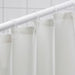 Digital Shoppy IKEA Shower Curtain, White/White, 180x200 cm (71x79 )shower-curtain-fabric-polyster-curtain-10502063