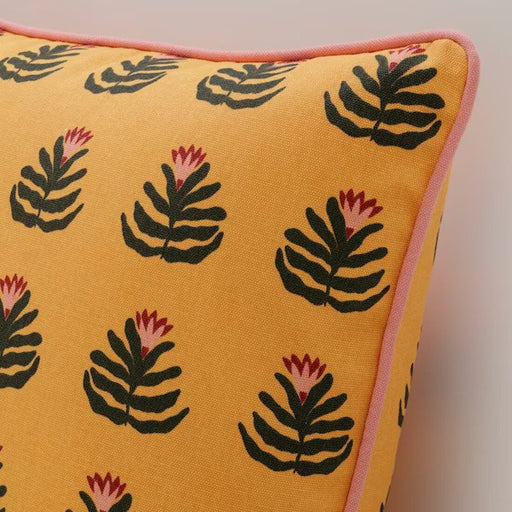 Digital Shoppy IKEA Cushion cover, yellow, 50x50 cm-For sofa, bed, living room, outdoor furniture, home decor, stylish, design ideas and patterns, fabric, online in India-80541674