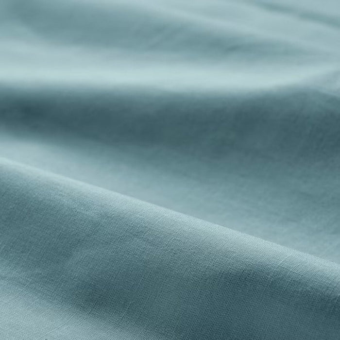 A closeup image of ikea fitted sheet of Extra soft and durable quality since the bedlinen is densely woven from fine yarn.-00501672