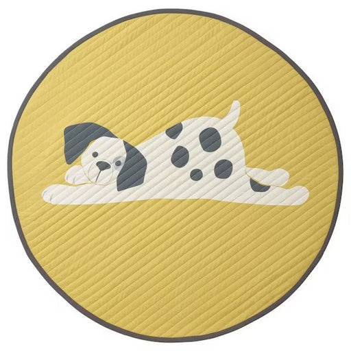 Digital Shoppy IKEA  Quilted blanket, puppy pattern dot pattern/yellow white ikea-quilted-blanket-puppy-pattern-dot-pattern-yellow-white-online-price-india-digital-shoppy-50526383