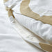 close up image of Duvet cover with plastic press-stud closing at the bottom  00500724