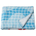 A soft, absorbent towel from IKEA featuring a blue and white swimming pool design, perfect for drying off after a swim or shower. 90495723
