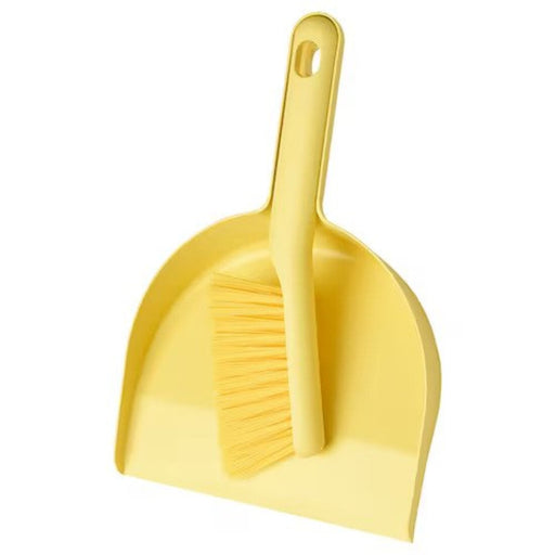 Digital Shoppy IKEA Dust pan and brush yellow-for plastic, home, kitchen, lightweight, Standing Broom, Small & long and Online shopping- 60533552