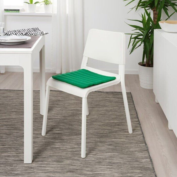 Digital Shoppy IKEA Chair pad, Bright Green, 37x37x1.8 cm comfort sitting soft cushion iron chair 90416603