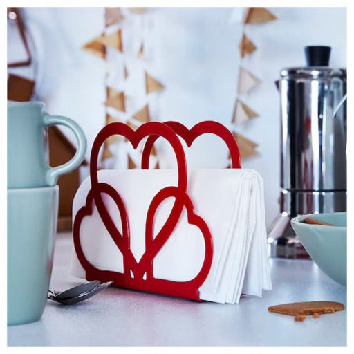 Digital Shoppy IKEA Napkin Holder, Heart-Shaped redikea-napkin-holder-heart-shaped-red-digital-shoppy-tissues-papper-napkins-paper-napkin-holder-holder-10528826