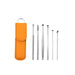 Digital Shoppy 6 Pcs Ear Wax Removal Ear Picking Spoon Set Ear Care Cleaning Earpicks With Storage Case Stainless Steel Tools Kit