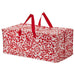 Digital Shoppy IKEA Storage bag, floral pattern red, 35x73x30 cm zip large christmas clothes bag digital shoppy 60529654 