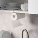 Multi-purpose rack mounted on a kitchen with kitchen roll 30534416
