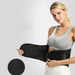 Digital Shoppy Waist support self-heating warm steel plate waist belt lumbar muscle waist breathable lumbar support unisex back-pain women men black digital shoppy X001NS9X5T