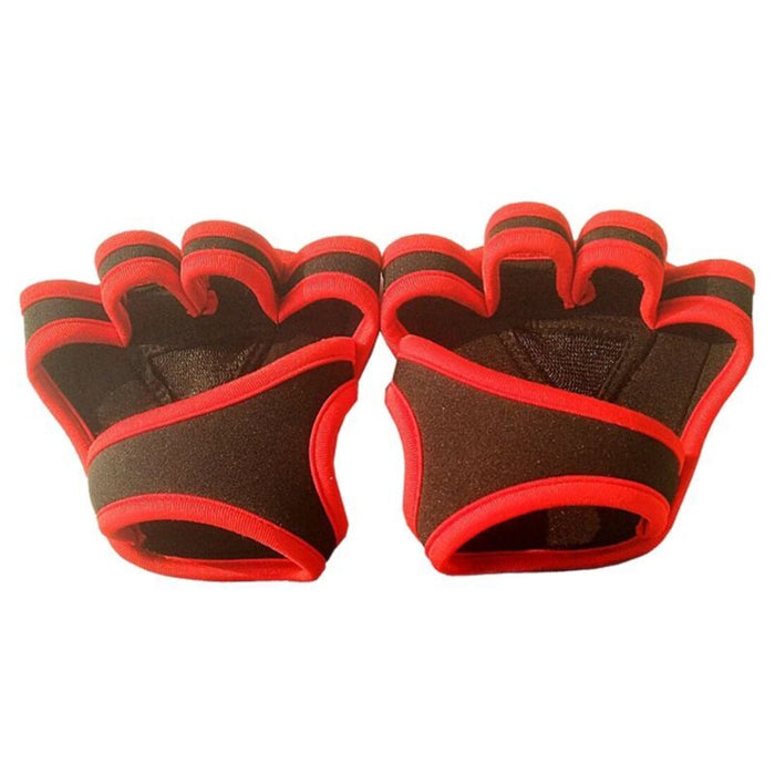 Digital Shoppy Weight Lifting Training Gloves Women Men Fitness Sports Body Building Gymnastics Grips Gym Hand Palm Protector Gloves protector elastic comfort pain digital shoppy X001NT2BT3