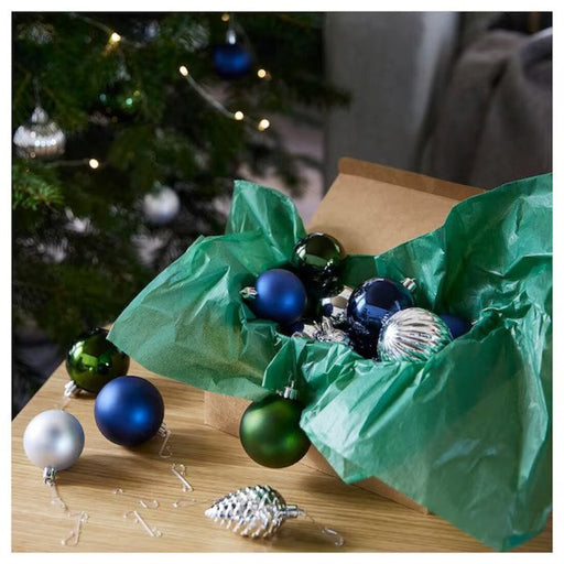 Stylish and festive glass bauble decoration from IKEA 00527375