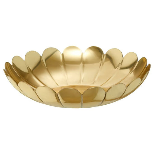 Digital Shoppy IKEA Decorative bowl, gold-colour, 25 cm (10 ") home decor gold table flower digital shoppy 30541879
