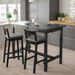 Digital Shoppy IKEA Bar stool with backrest, black, 75 cm online black backrest home digital shoppy 90369531