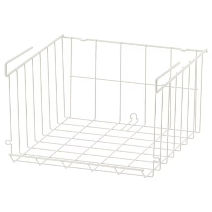 Digital Shoppy IKEA Clip-on basket, white kitchen steel shelf online digital shoppy 70311070