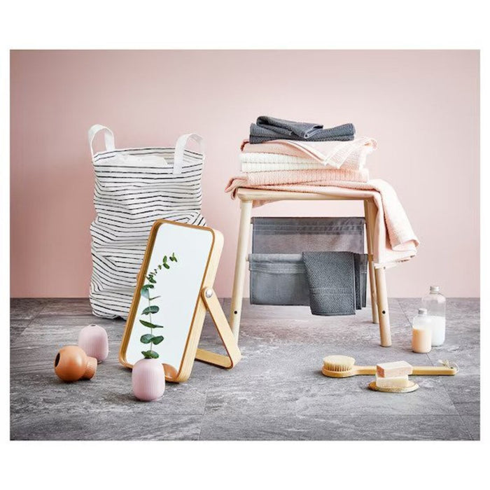 Digital Shoppy Efficiently store your belongings and provide seating with IKEA's stylish birch storage stool, measuring 45cm in height.  20344450