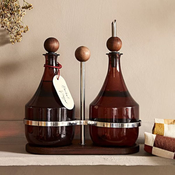 Digital Shoppy IKEA Holder for jars/bottles, walnut/steel