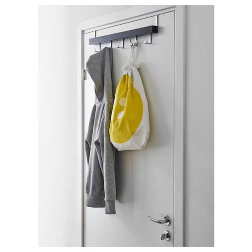 Black hanger for door/wall holding sweather and bag 60242666
