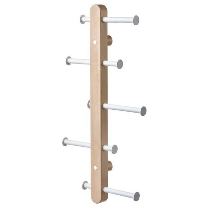 Ikea's vertical hook rack with multiple hooks and a slim design for efficient storage 20528345