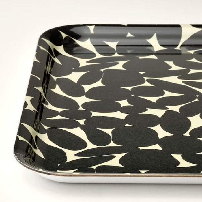 A serving tray with raised edges, great for serving cocktails or appetizers 40542246