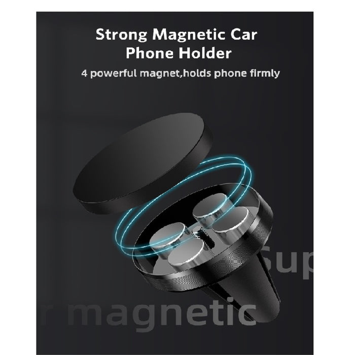 Digital Shoppy Magnetic Phone Holder in Car GPS Air Vent Mount phone holder magnet work stick X001P1IK21 