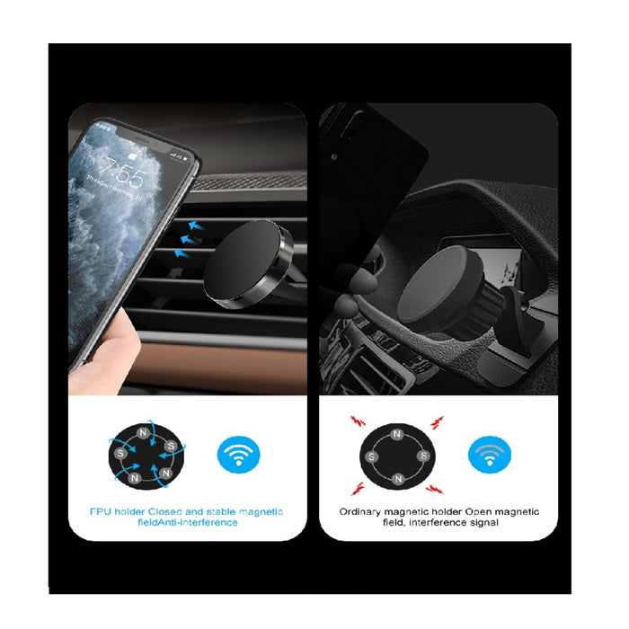 Digital Shoppy Magnetic Phone Holder in Car GPS Air Vent Mount phone holder magnet work stick X001P1CJO1 