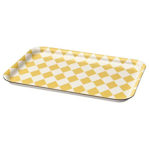 A rectangular tray with raised edges and a smooth surface, made of clear plastic. 40542232