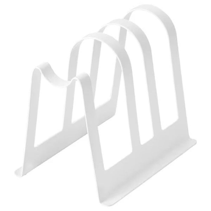 Digital Shoppy IKEA Cutting board and lid stand, white, 14 cm (5 ½ ") cutting board lids stand space online 70497718