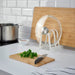 Digital Shoppy IKEA Cutting board and lid stand, white, 14 cm (5 ½ ") cutting board lids stand space online 70497718