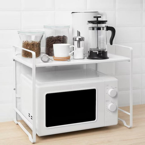 Digital Shoppy IKEA Kitchen Countertop Rack in White, 54x36 cm - Maximize your kitchen space with a practical storage solution   30497720