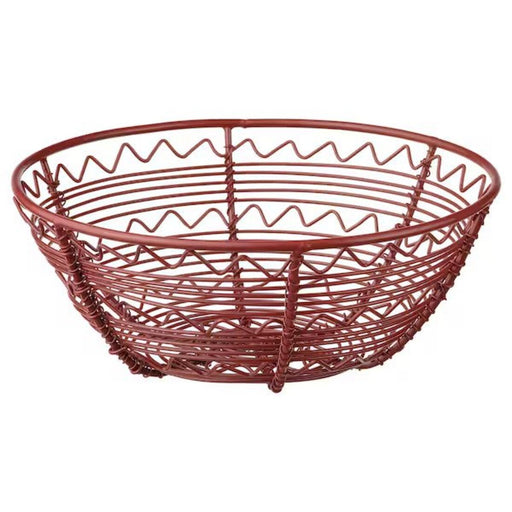 Digital Shoppy IKEA Basket, handmade red, 20 cm (7 ¾ ")- Buy a basket for clothes, fruits, and vegetables, a laundry basket plastic, storage, Decoration, Vases & bowls, Bowls & dishes - 90527187