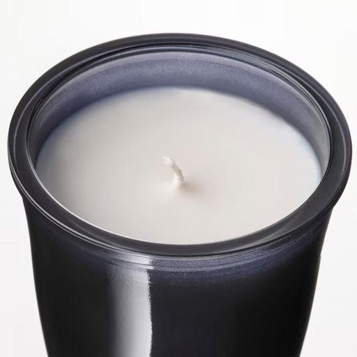 Digital Shoppy IKEA Scented candle in glass, Black rose and sandalwood/grey, 20 hr -buy fragrance candles, best-scented candle wholesale, scented candles online, perfume candles, Christmas scented candles, best-smelling candles-70527150