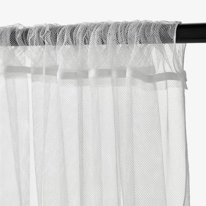 Digital Shoppy IKEA Net curtains, 1 pair, white, 280x250 cm net curtains home cooler online price 70171927