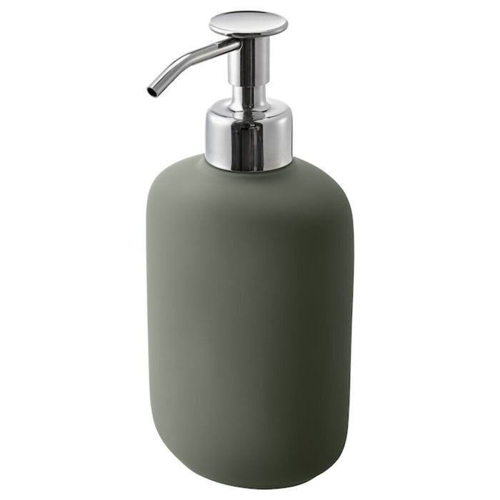 Ikea stoneware soap dispenser with a unique and rustic appearance 60496795      