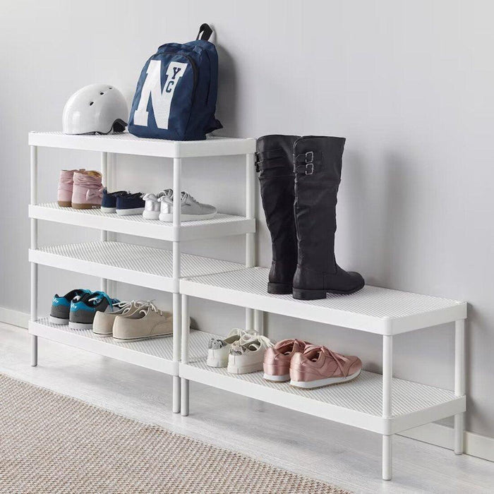 IKEA MACKAPÄR Shoe rack, white, 78x32x40 cm (30 3/4x12 5/8x15 3/4