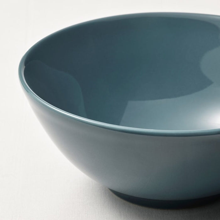  Digital  Shoppy  IKEA Bowl set, Bowl ceramic, Bowl stoneware Bowl, bowl set,bowl food, glossy dark turquoise, 12 cm (4 ½ ") PACK OF 4