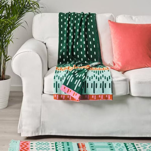 Digital Shoppy IKEA Blanket, knitted/multicolour, 120x150 cm (47x59 ") -ikea blankets india-ikea blankets bed-ikea blankets online-blanket price-for girl-for adults-for double bed-online -india-digital-shoppy-30455881    
