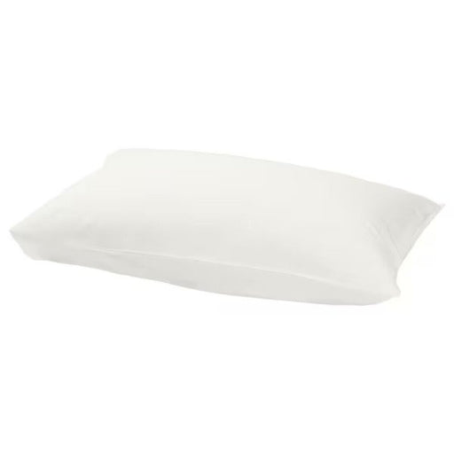 White cotton pillowcase from IKEA, soft and comfortable fabric with a simple rainbow design 30347702