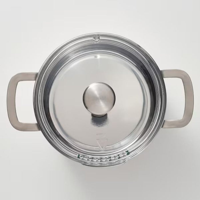 A top-view of IKEA Pot with lid 00513142