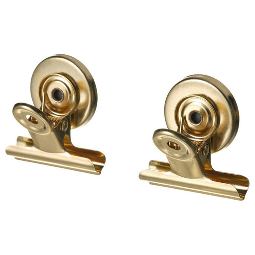 The IKEA Binder Clip with Magnet, featuring a sleek and modern design with a strong magnet for attaching to any metal surface 50470201