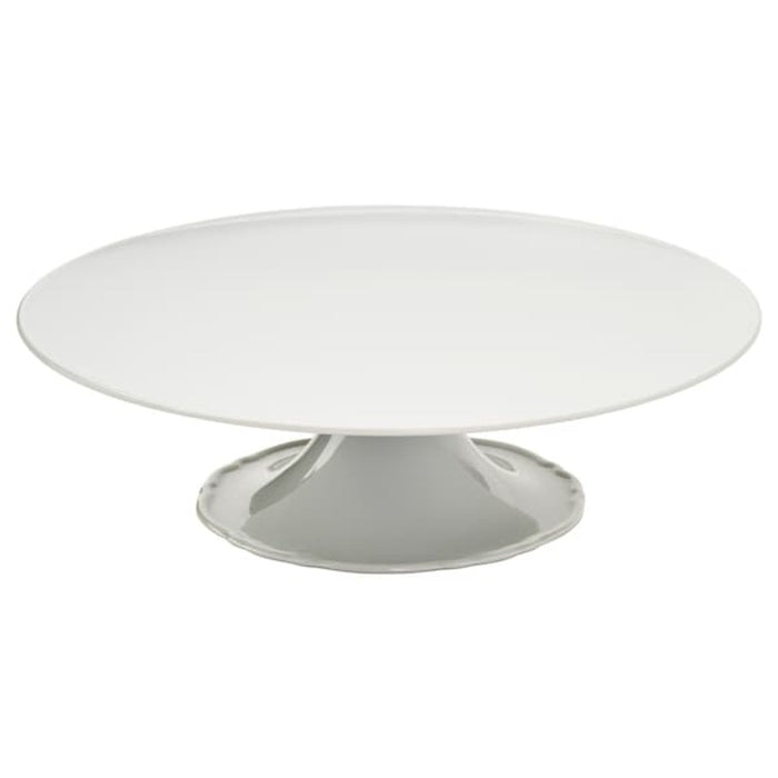 Digital Shoppy A white cake stand from IKEA, measuring 29 cm, with a clean and simple design, perfect for showcasing baked goods. 