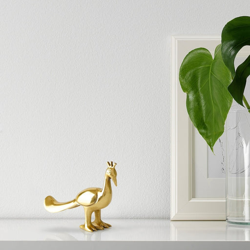 IKEA's Gold-Colour/Peacock Decoration adds a touch of glamour to any room in your home 50523233