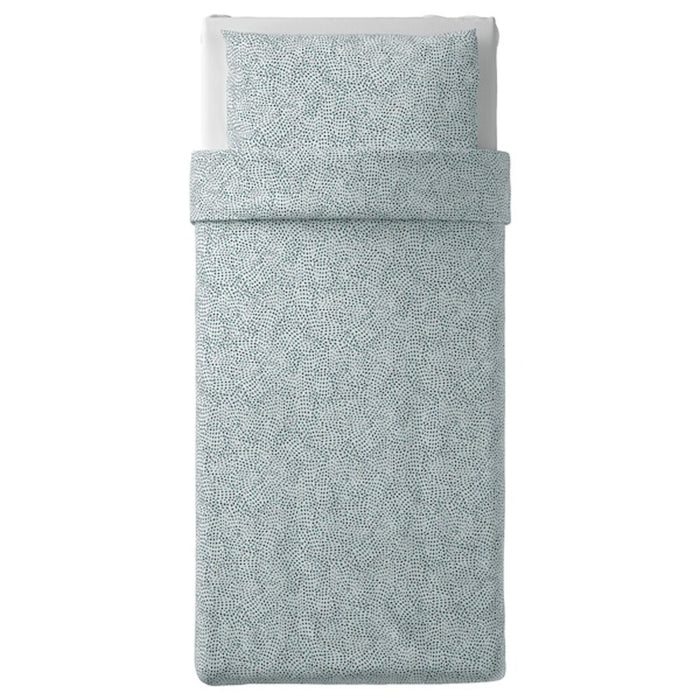 Digital Shoppy IKEA Duvet , Duvet cover and pillowcase, white/blue150x200/50x80 cm (59x79/20x32 ")