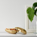"IKEA's Gold-Color/Mango Decoration with Lid adds a touch of elegance to any room in your home 30523234