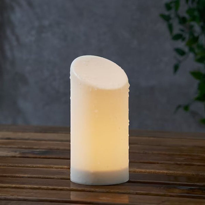 Digital Shoppy IKEA LED block candle, white/in/outdoor, 16 cm , online, price, led candle, 60520465