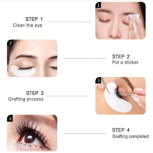 Digital Shoppy Under Eye Pads Paper Patches Sticker Wraps Eyelash Extension Make Up Tool (Tran Common Use)