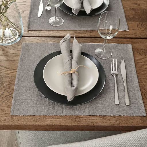 These cotton placemats from IKEA are a great choice for anyone looking for an affordable and durable option that is easy to clean and maintain 00527969