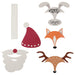 A 5-piece party set mask from IKEA, featuring mixed shapes for fun and creative party themes, perfect for party-goers 30507446