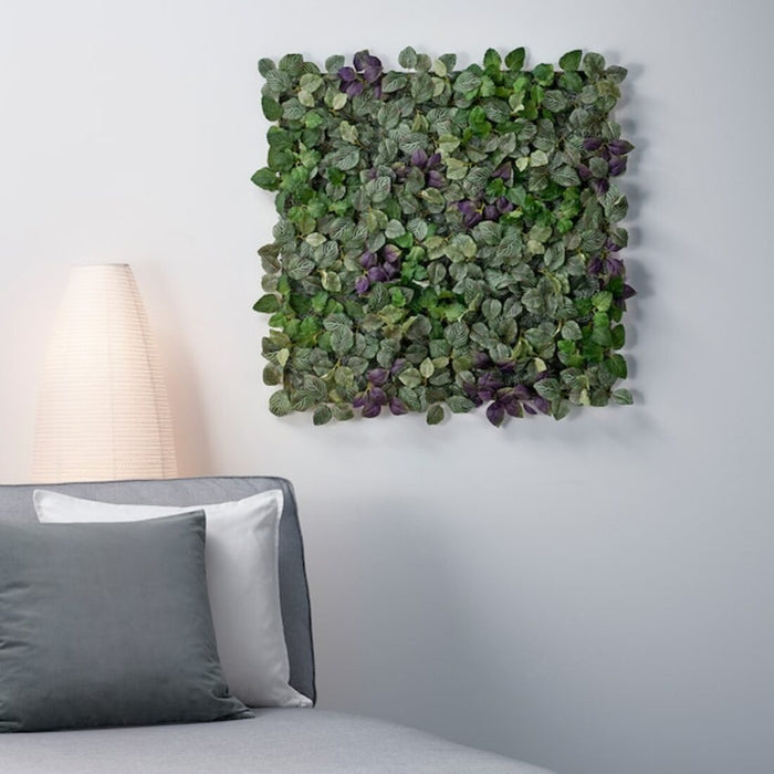 Digital Shoppy IKEA Artificial Plant, Wall Mounted/in/Outdoor Green/Lilac, 26x26 cm (10 ¼x10 ¼ ), 70357096,artificial plant with pot online , natural looking artificial plants ,artificial plant for home decoration, artificial trees with pots