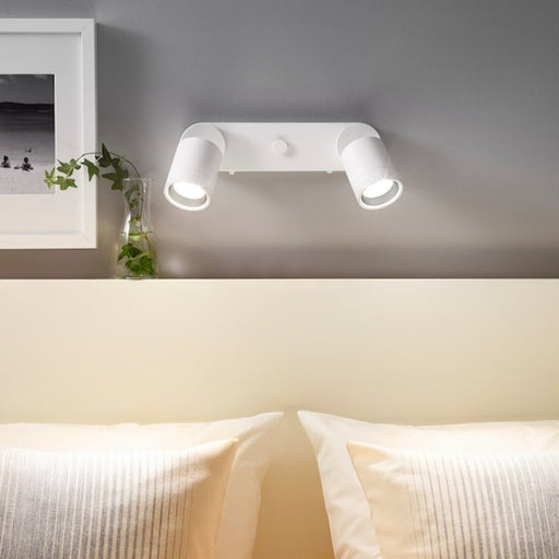 Digital Shoppy IKEA Wall lamp double, wired-in, white